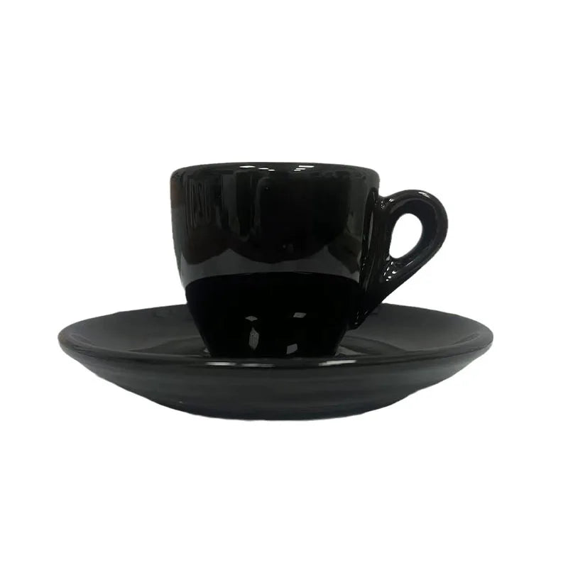 Porcelain Espresso Cup Set 50ml Cappuccino Coffee Mugs Espresso Shots Cup with Saucer Delicate Coffee Accessories