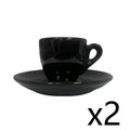 Porcelain Espresso Cup Set 50ml Cappuccino Coffee Mugs Espresso Shots Cup with Saucer Delicate Coffee Accessories