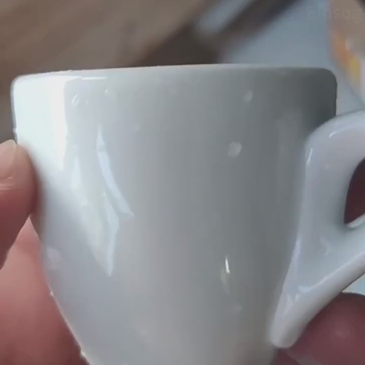 Porcelain Espresso Cup Set 50ml Cappuccino Coffee Mugs Espresso Shots Cup with Saucer Delicate Coffee Accessories